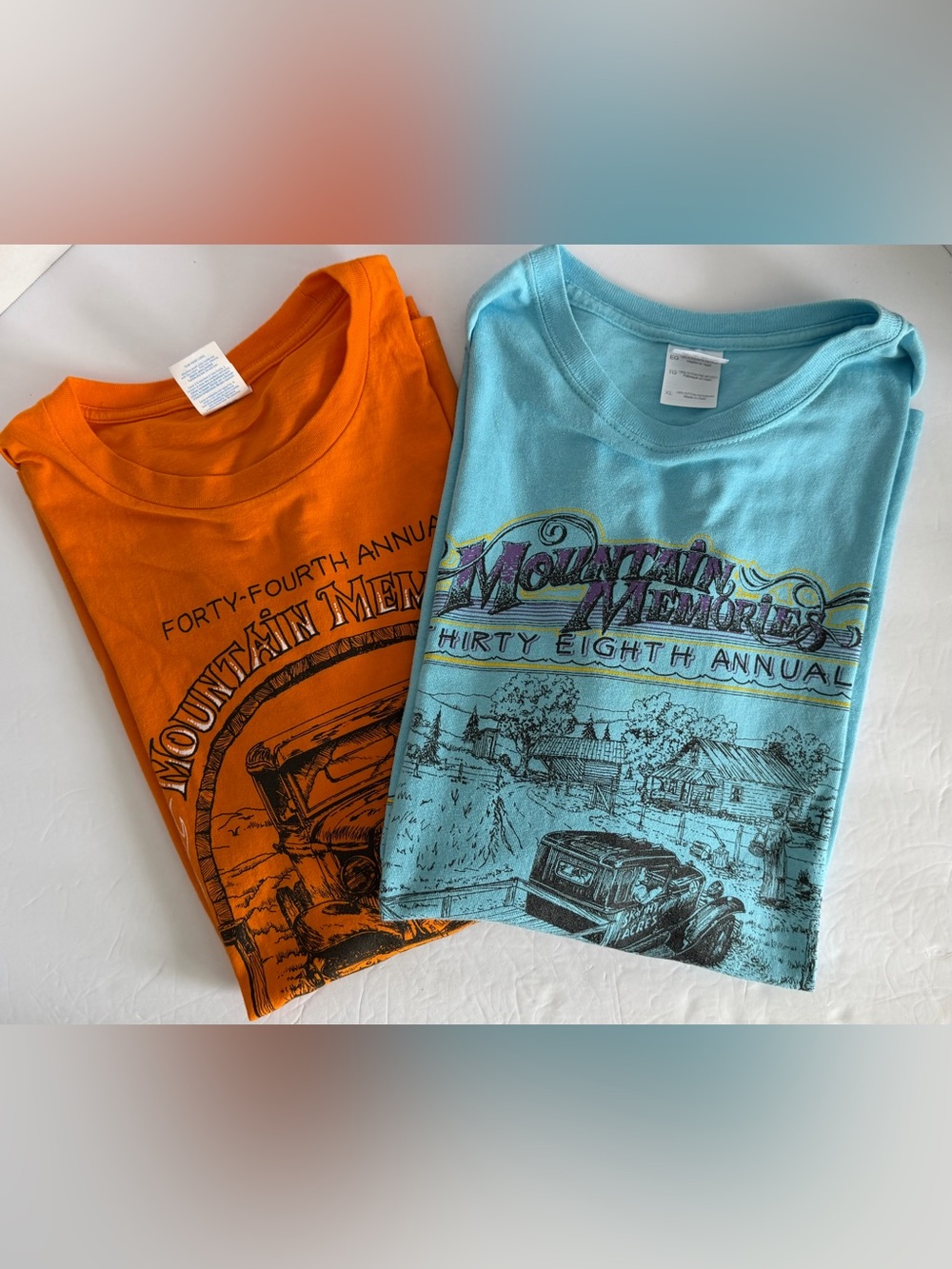 Hancock County Fall Festival Graphic Tee Bundle XL 2 Shirts Vintage Style